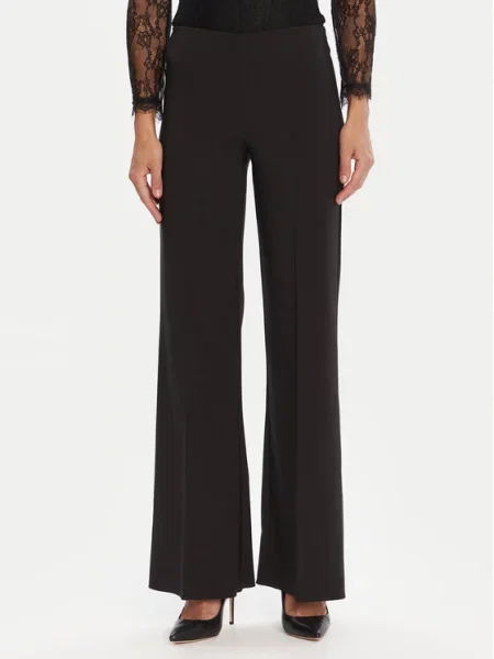 Rinascimento Spodnie palazzo Wide Leg czarny