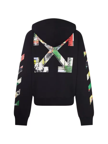 Hanorac cu glugă Off-white alb