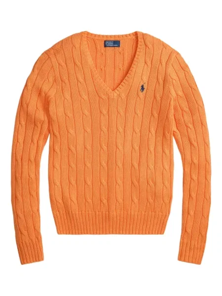 Șapcă Polo Ralph Lauren cu decolteu în V cu autograf în carouri albastru