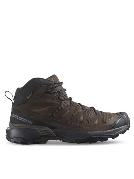 Salomon Trekking čevlji X Ultra Leather Mid Gore-Tex rjava