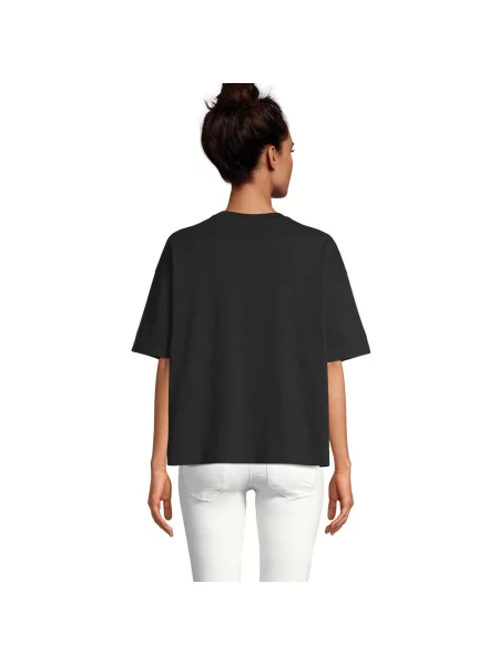 Koszulka Boxy Oversized T-shirt czarna
