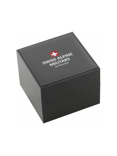 Lniany zegarek Swiss Alpine Military szary