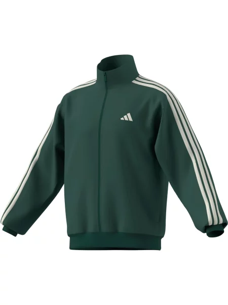 Geacă Adidas Sportswear de lână alb
