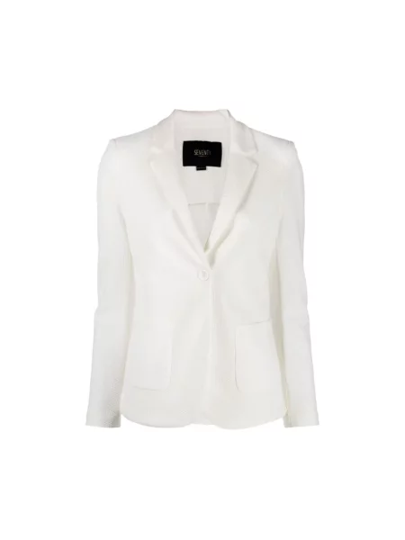 Marynarka Seventy ze stretchu beżowa