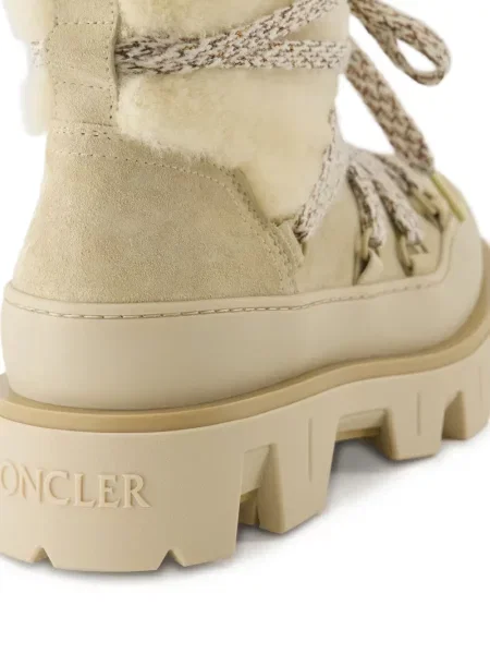 Cizme scurte Moncler cu șireturi din dantelă