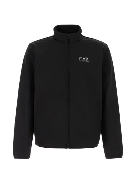 Geacă Ea7 Emporio Armani cu imagine negru