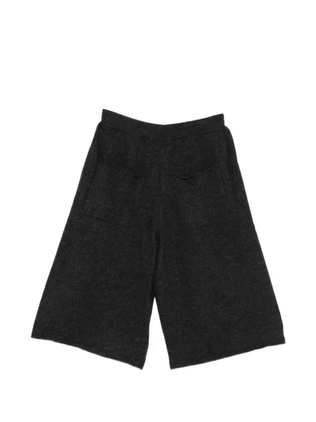 Pantaloni scurți Semicouture cu cordon gri