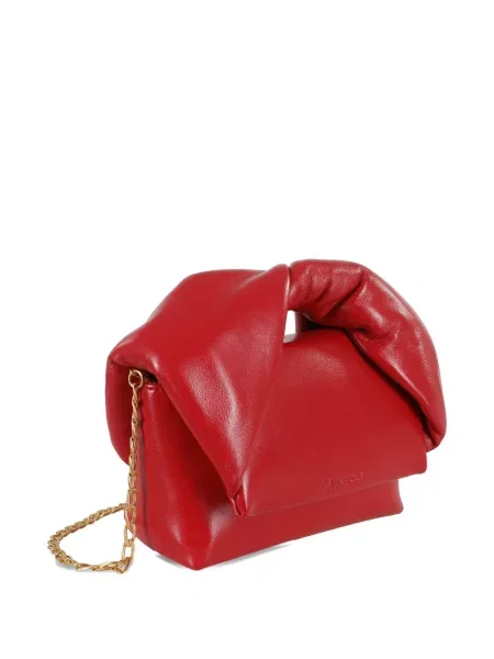 Geanta de piele Jw Anderson din piele roșu