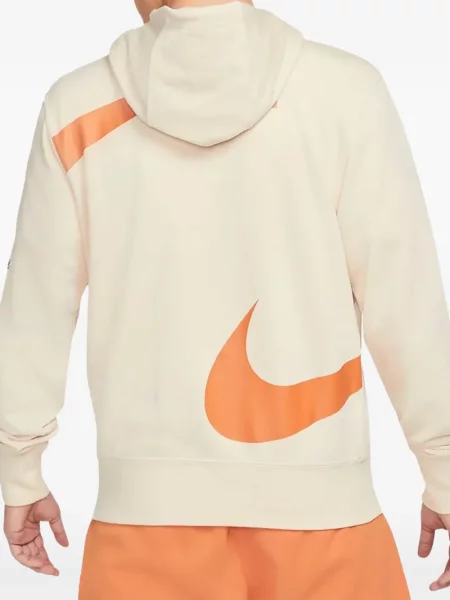 Koszulka Nike polarowa do biegania z nadrukiem szara