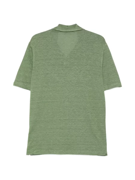 Tricou Dell'oglio cu decolteu în V verde