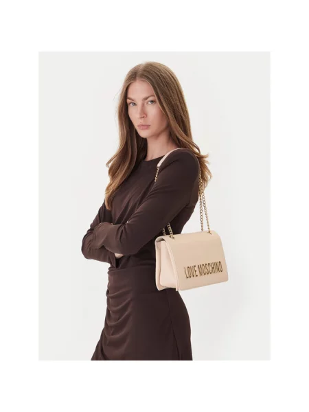 Torebka Love Moschino beżowa