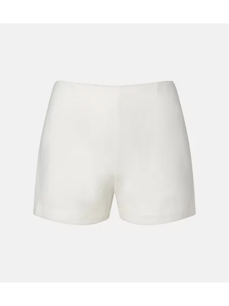 Pantaloni scurți de in Faithfull de in alb
