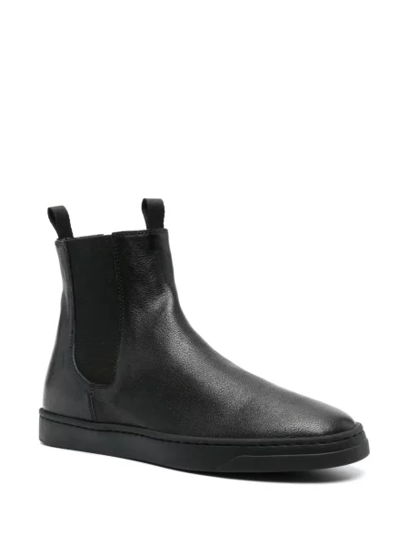 Cizme scurte Officine Creative din piele negru