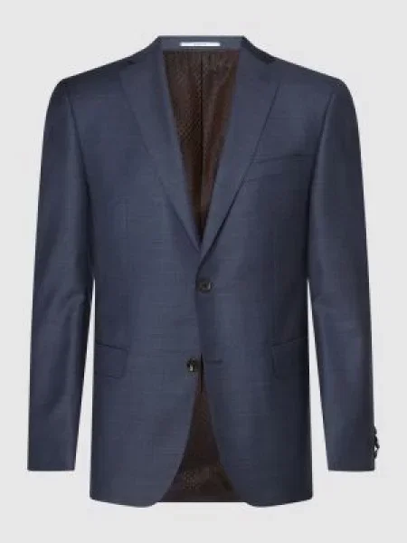 Marynarka na 2 o kroju modern fit z żywej wełny model ‘Steven’ Carl Gross