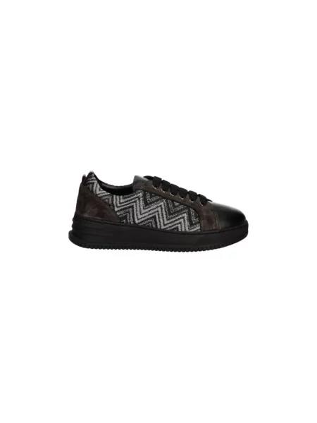 Sneakersy Missoni skórzane czarne