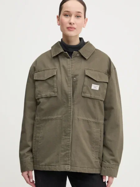 Guess Jeans kurtka przejściowa zielony