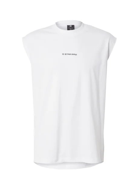 G-STAR Tricou negru alb