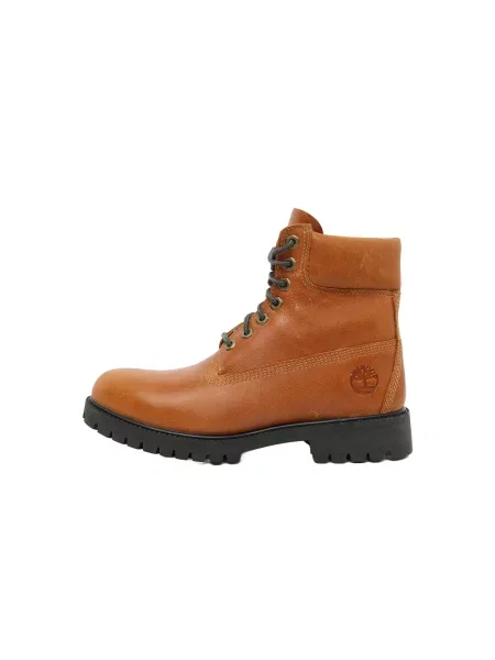 TIMBERLAND Cizme cu șireturi HERITAGE coniac maro