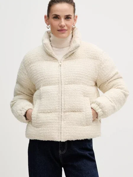 Saint Barth geacă din amestec de lână de iarna bej