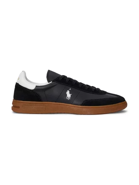 POLO RALPH LAUREN De piele sneakers negru