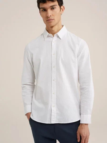 WE Fashion Cămașă alb