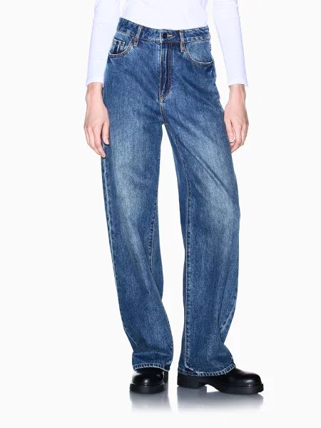 Прямі джинси Armani Exchange синій