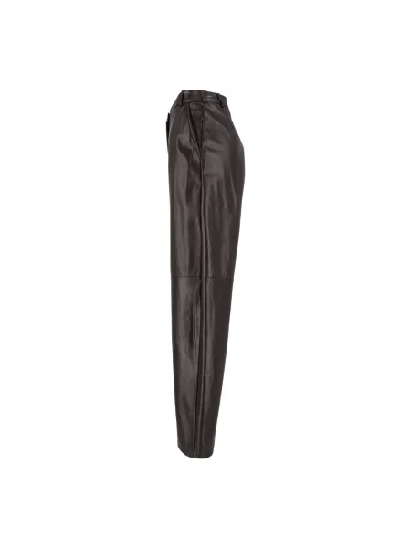 Spodnie Max Mara Studio brązowe