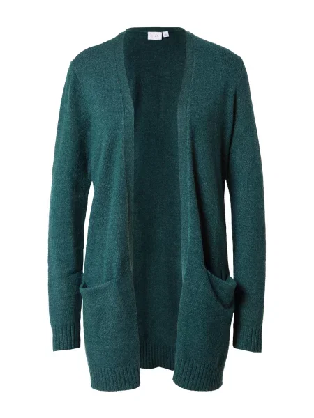 VILA Geacă tricotată Ril închis verde