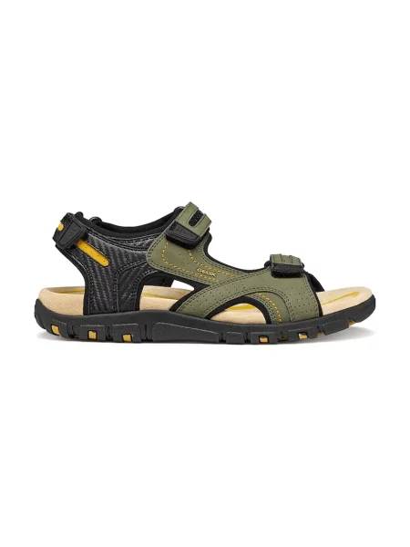 Geox sandali treking UOMO SANDAL STRADA zelena
