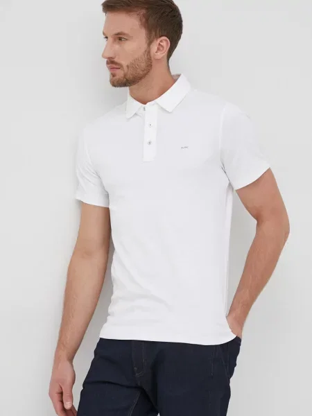 Michael Kors polo gładki biały
