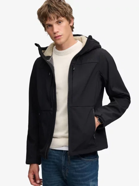 Superdry & Co Geacă de primăvară-toamnă negru
