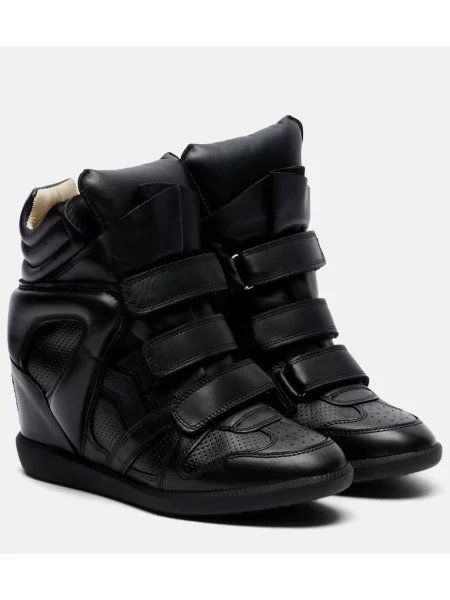 Sneakerși Isabel Marant din piele negru