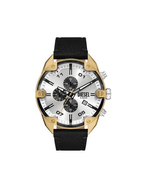 Diesel óra Spiked sárga férfi fekete