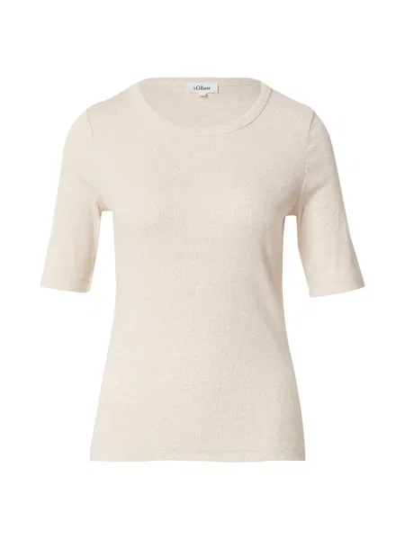 S.Oliver Tricou deschis bej