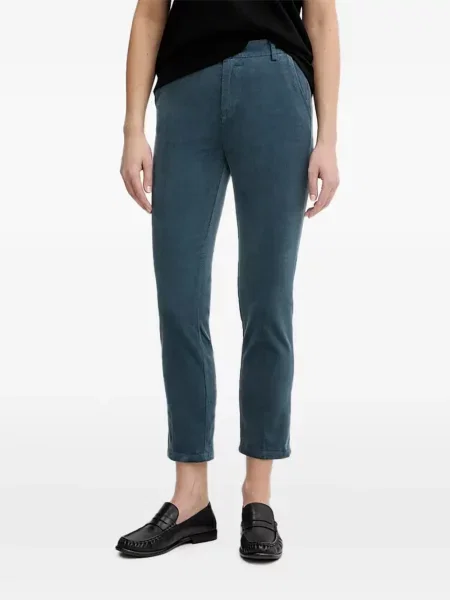 Панталон Benetton от рипсено кадифе синьо