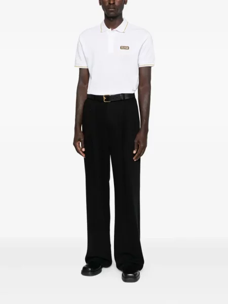 Pólóing Versace Jeans Couture autogrammal fehér