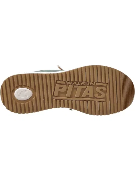 Pantofi Pitas verde