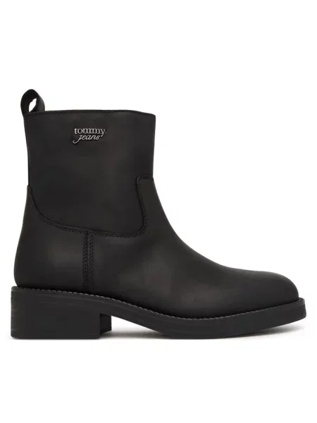Botki Tommy Jeans czarne