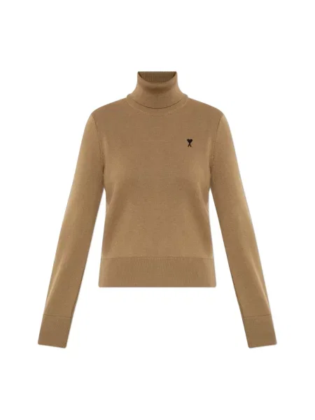 Golf golf Ami Paris wełniany beżowy