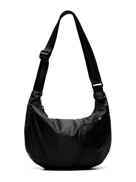 Bershka Geantă de umăr negru