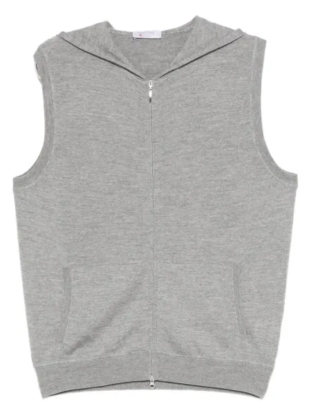 Жилетка Gran Sasso с качулка сиво