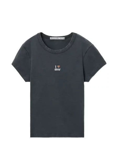 Tricou Alexander Wang cu imagine gri