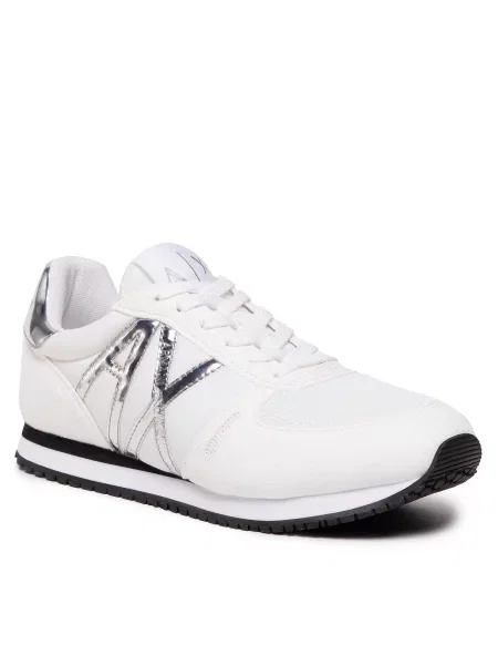 Laisvalaikio batai Armani Exchange White/Silver balta
