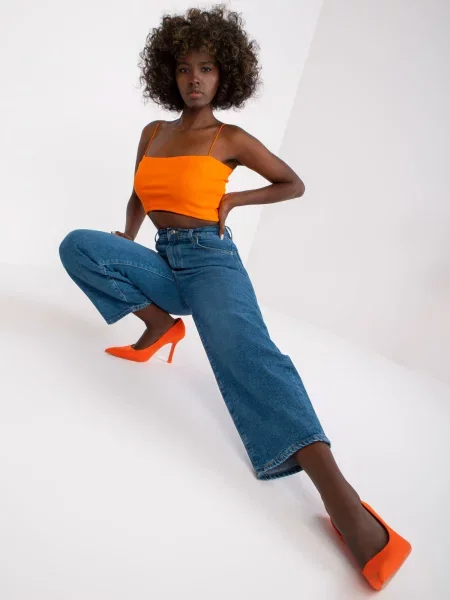 Pantaloni Fashionhunters albastru