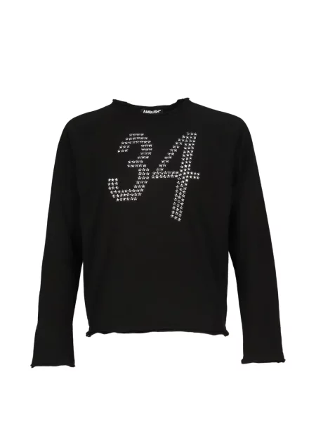 Lung tricou Ambush zdrențuiți negru