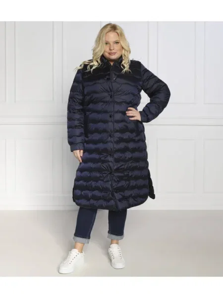 Persona by Marina Rinaldi Steppelt kabát PANDA plus size kék