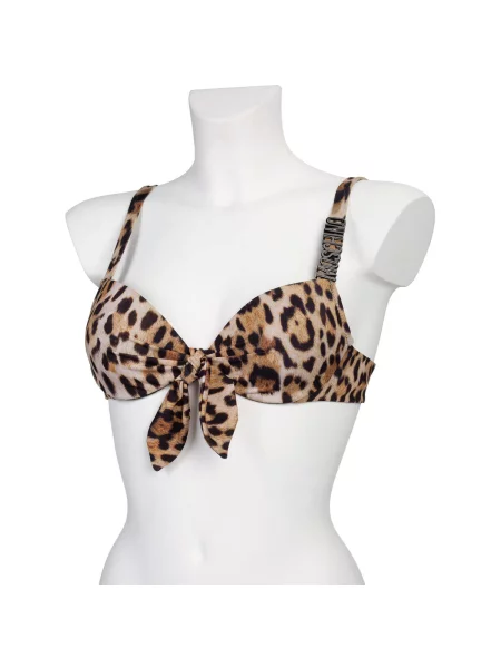 Costum de baie Moschino maro