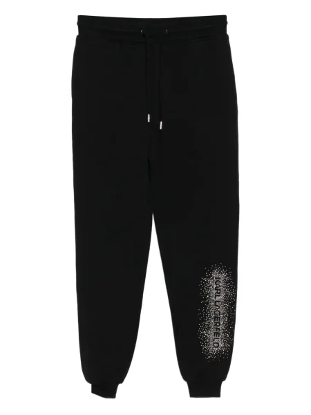 Pantaloni de trening Karl Lagerfeld negru