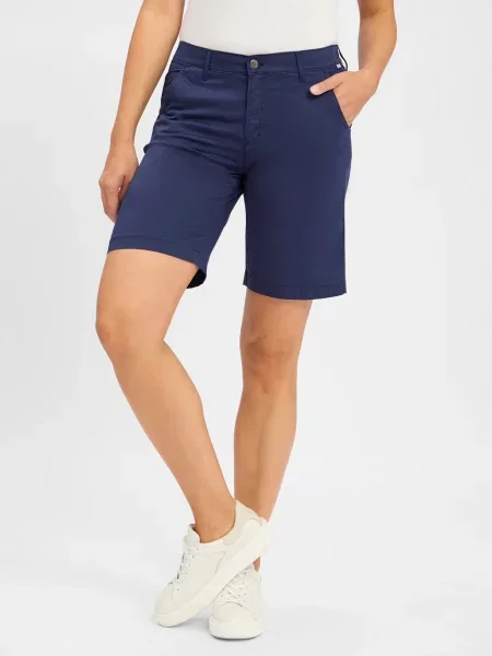BRAX Szorty Maine B Kobiety jednolity 36 niebieski