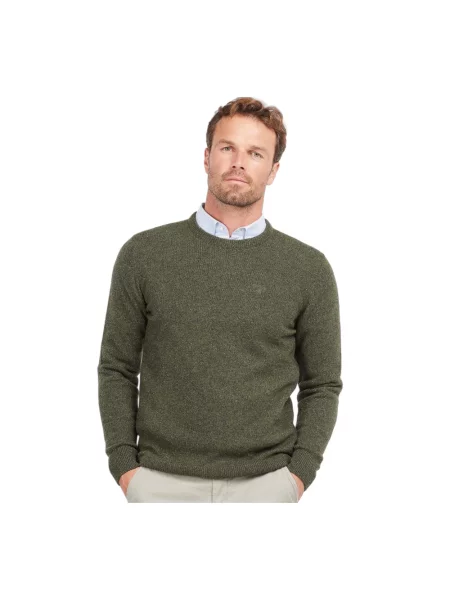 Sweter Barbour tweedowy zielony